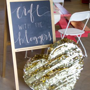 Craft with the Bloggers (For Valentine’s Day!) Recap