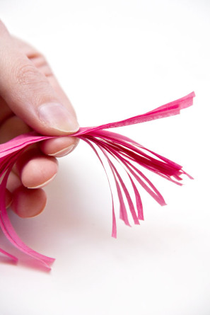 DIY Mini Tissue Tassels