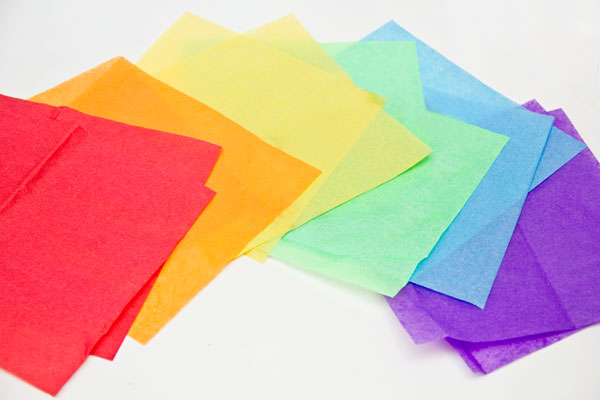 Buy It: I typically buy packs of multicolor tissue at Michaels or just ...