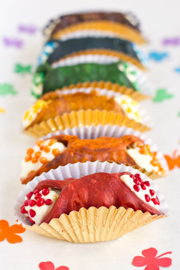 Rainbow Cannoli