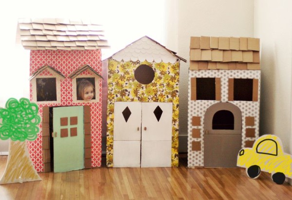DIY Cardboard Play Houses