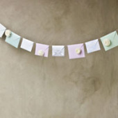 DIY Fresh Flower Envelope Garland