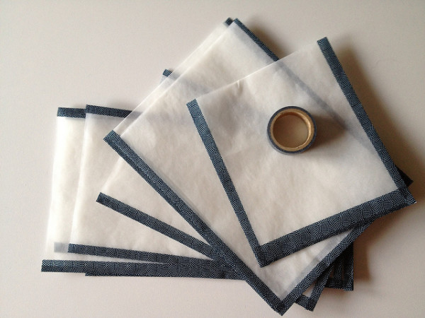 DIY Washi Tape Glassine Bags