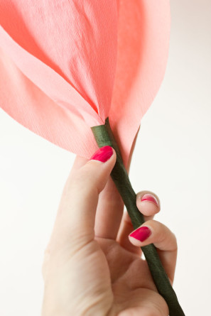 DIY Crepe Paper Roses