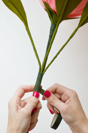 DIY Crepe Paper Roses