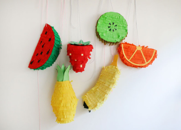 DIY Fruit Pinatas