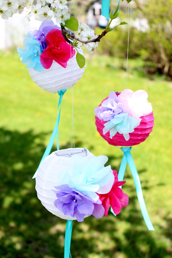 How To Make Paper Flower Lanterns