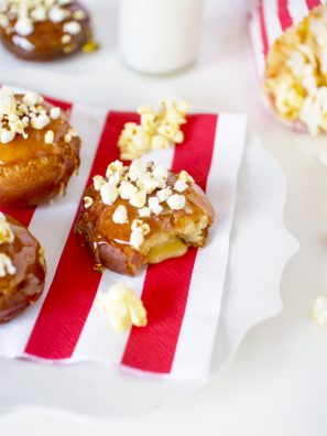 Popcorn Topped Donuts