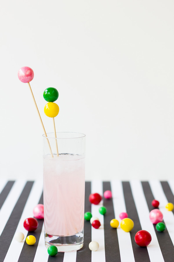 Diy gumball drink stirrers 600x900