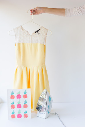 Iron On Transfer Pineapple Dress