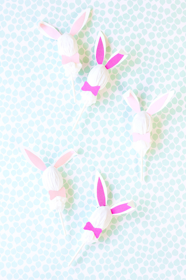 DIY Easter Bunny Lollipops