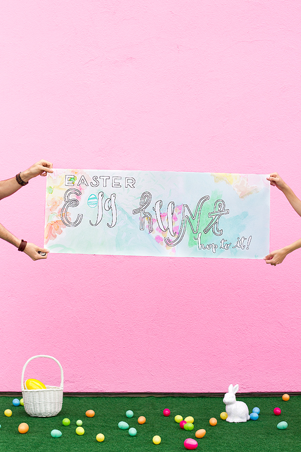 Free Printable Easter Egg Hunt Banner