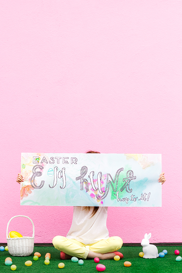 Free Printable Easter Egg Hunt Banner