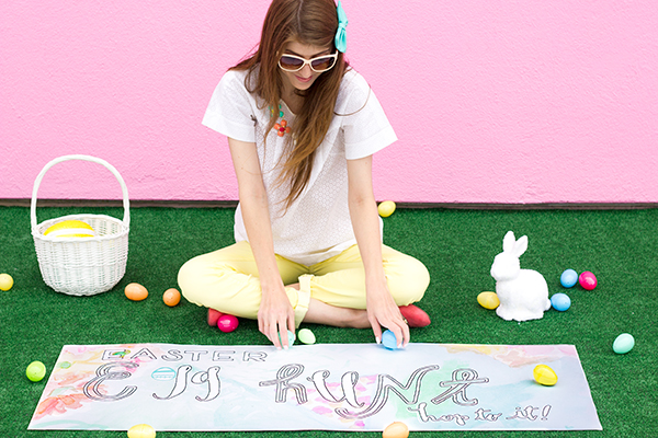 Free Printable Easter Egg Hunt Banner