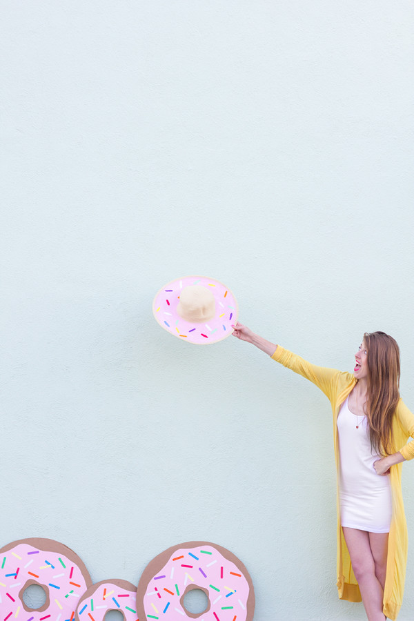 DIY Donut Floppy Hat