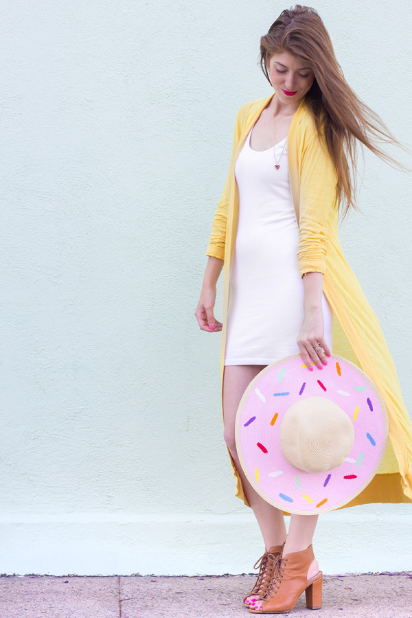 DIY Donut Floppy Hat
