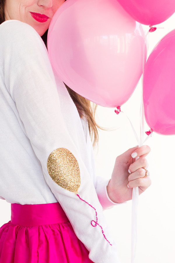 DIY Balloon Elbow Patches