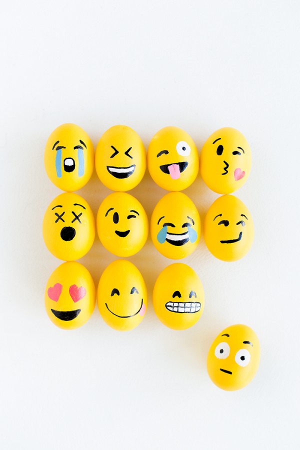 DIY Emoji Easter Eggs