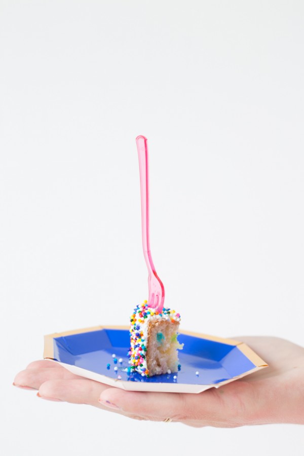 Bite Size Cake Slice