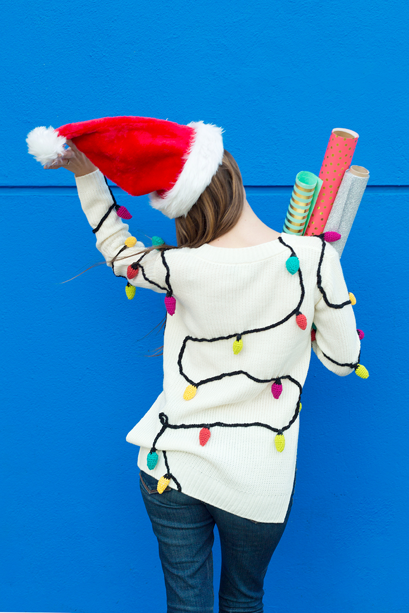 DIY Christmas Lights Sweater Studio DIY Bloglovin’